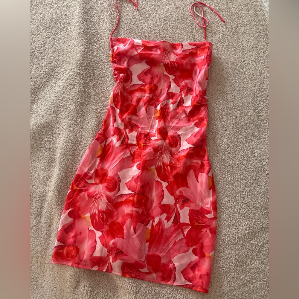 WHITEFOX Floral Slip Dress - Lightweight Summer Mini